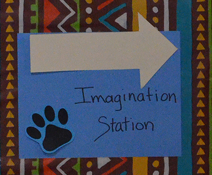 Imagination Station Sign